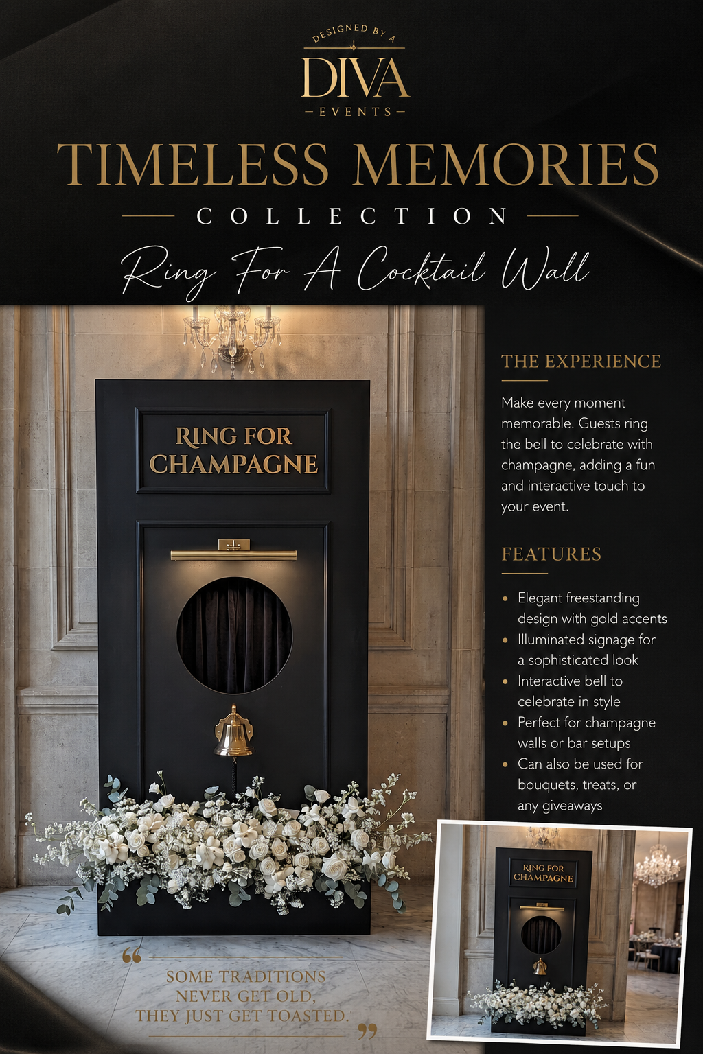 Ring for Champagne Timeless Memories campaign artwork